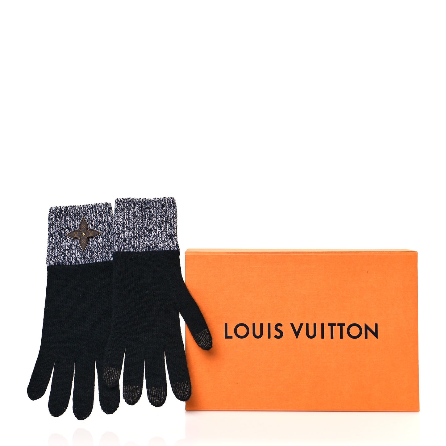 Wool Knit Galaxy LV Gloves Gris