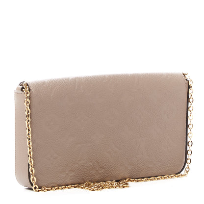 Louis Vuitton Empreinte Pochette Felicie Chain Wallet Tourterelle 4 of 9