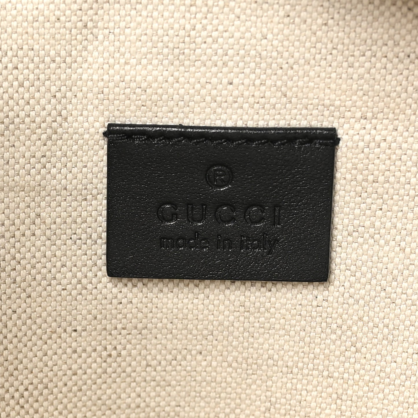 Calfskin GG Tennis Embossed Pocket Belt Bag Black