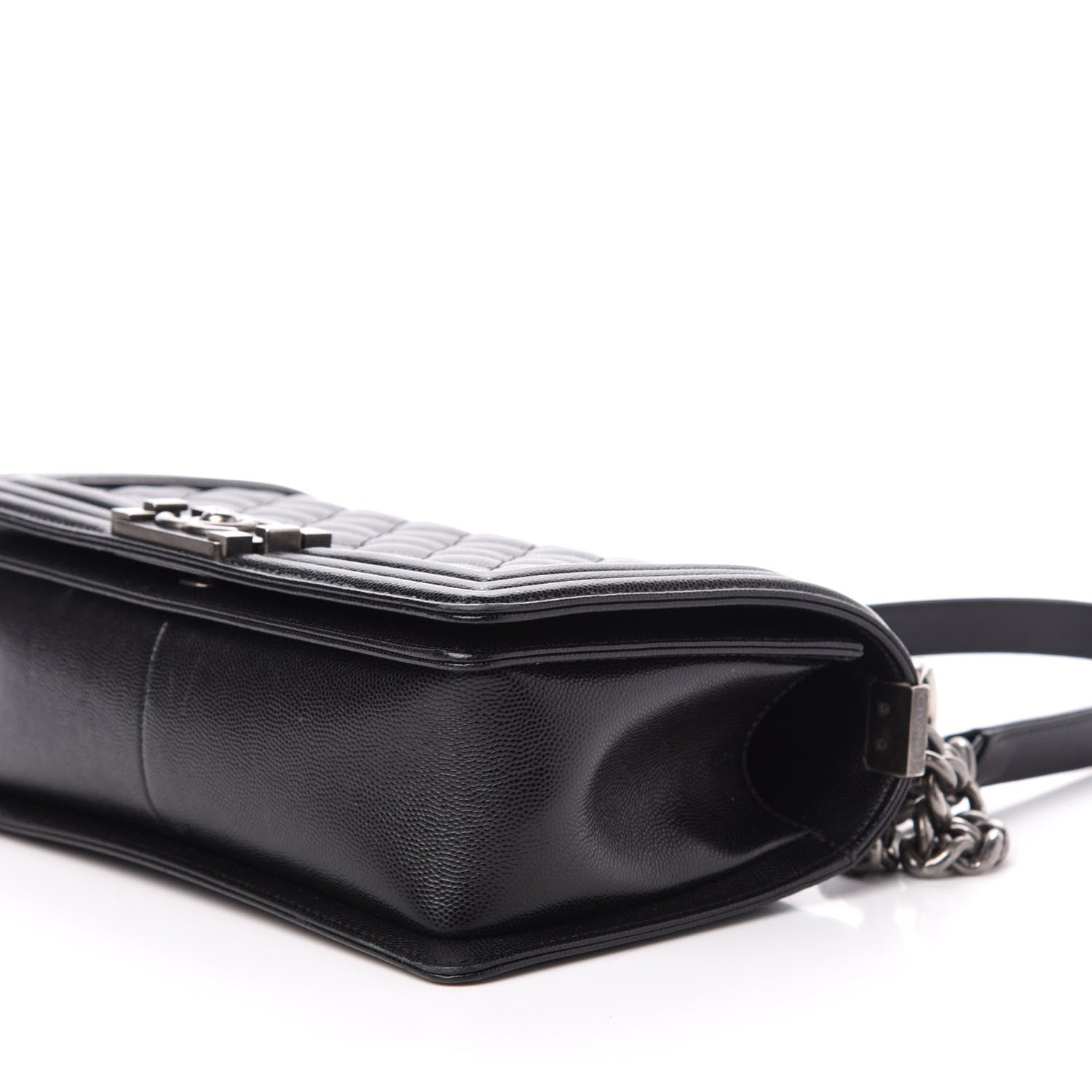 Chanel Caviar Quilted Medium Boy Flap Black 10 of 12