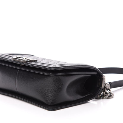 Chanel Caviar Quilted Medium Boy Flap Black 10 of 12