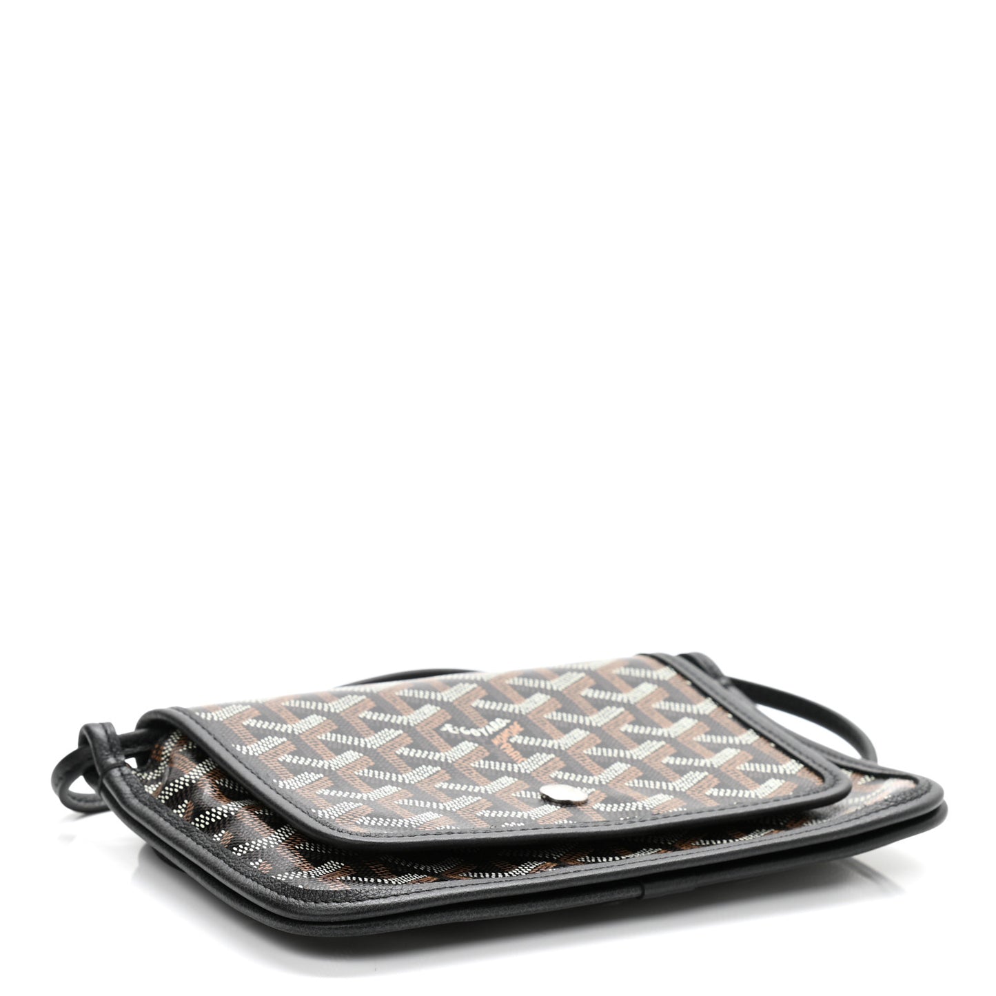 Goyardine Plumet Wallet Clutch Black