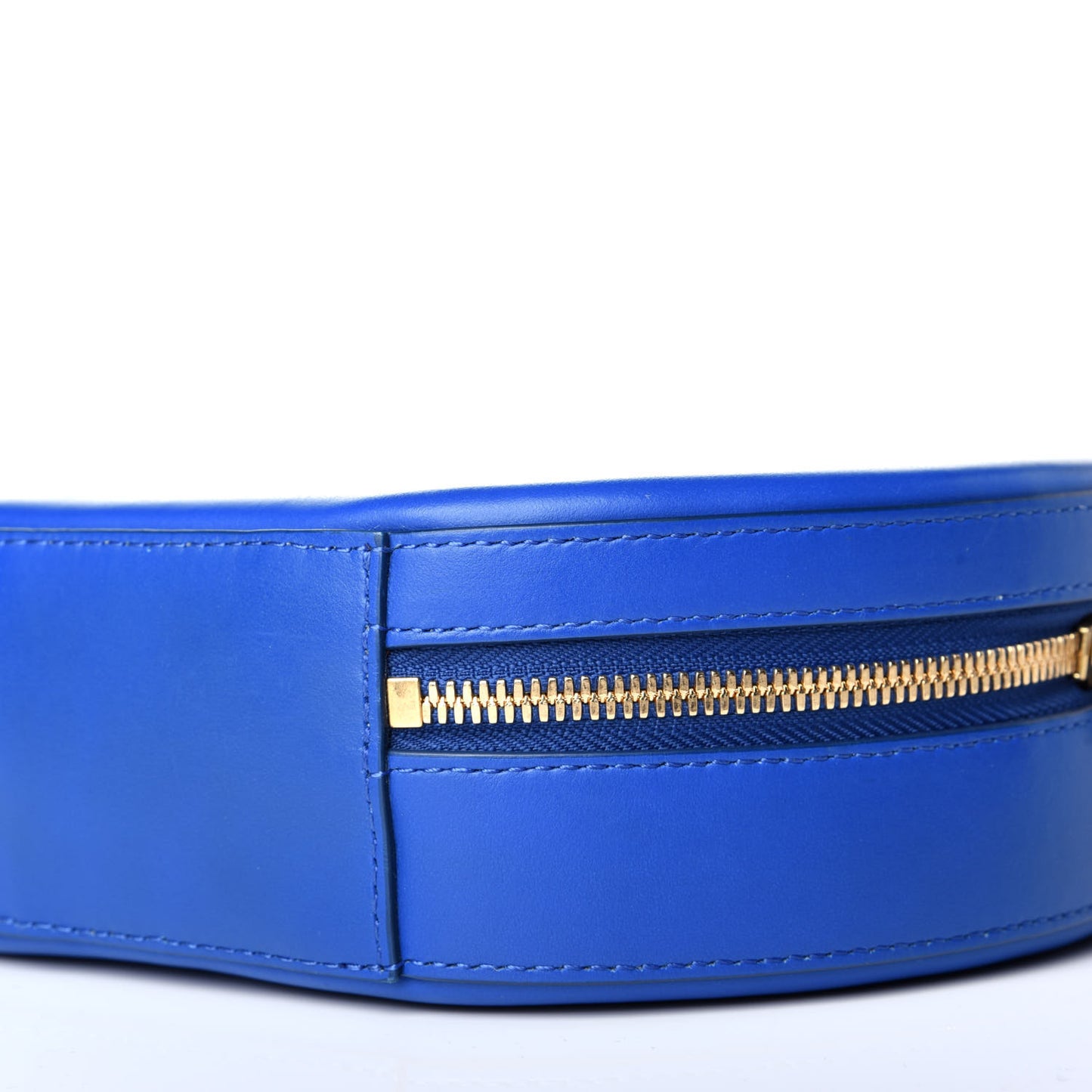 Calfskin Circle Crossbody Bag Royal