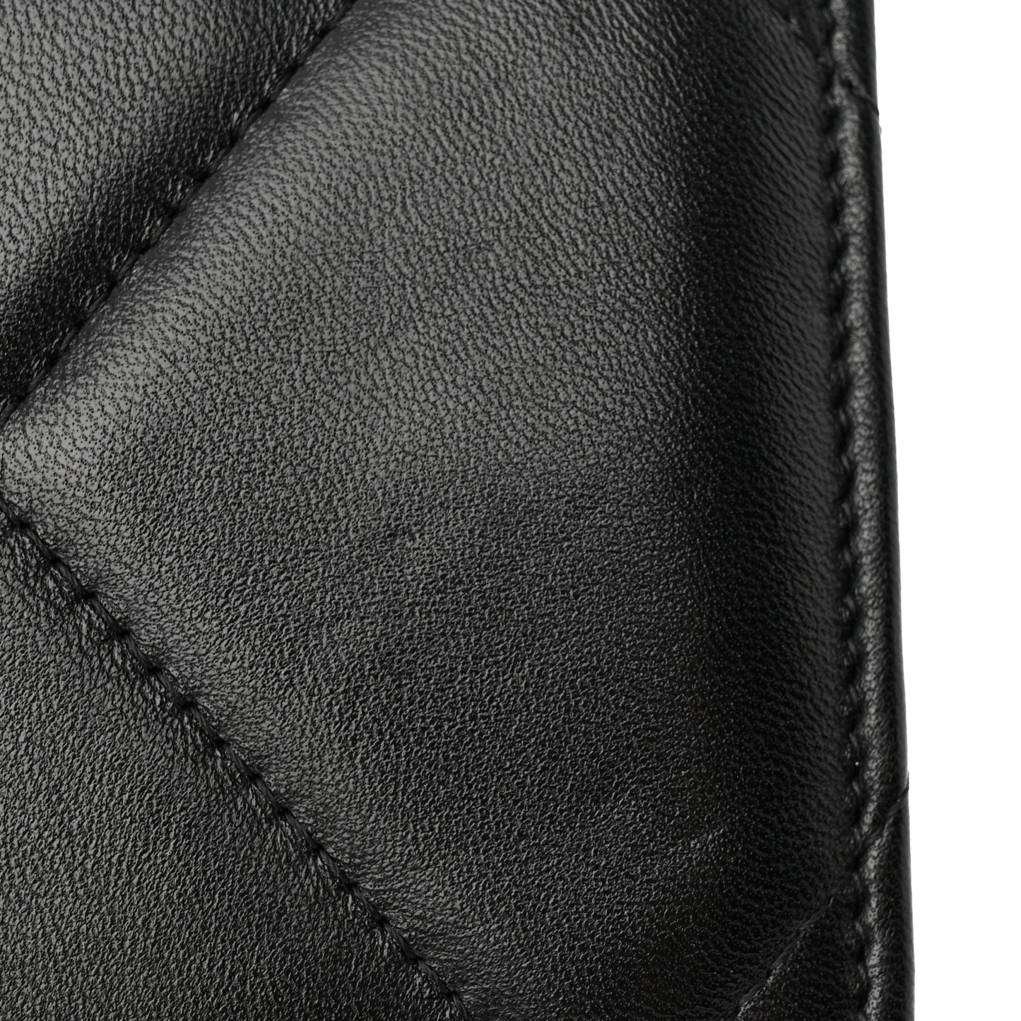 Lambskin Quilted Chanel 19 Wallet On Chain WOC Black