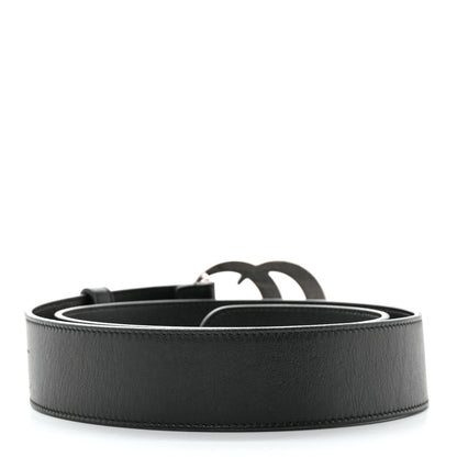 Gucci Moon Calfskin Nickel Double G 40mm Belt 85 34 Black 2 of 9
