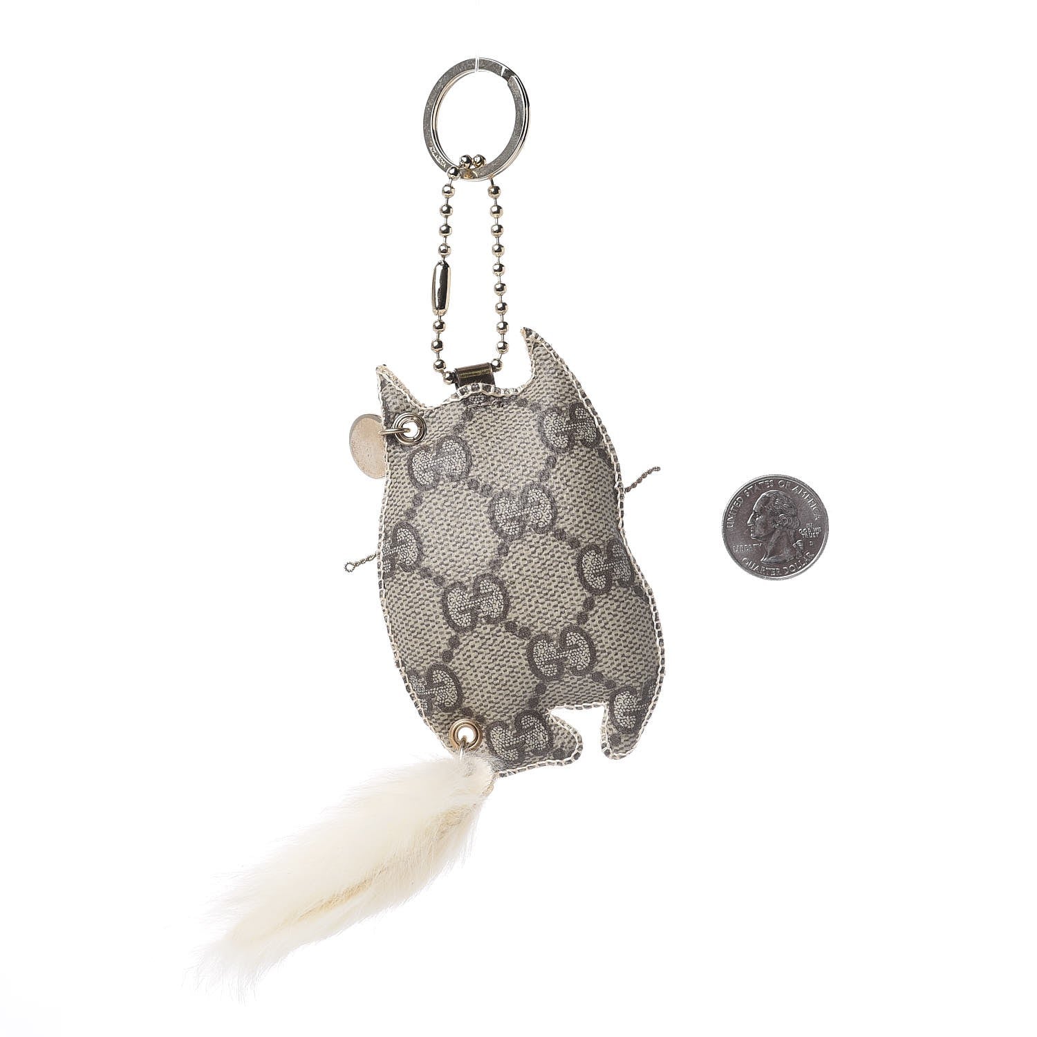 Gucci GG Supreme Monogram Animal Key Charm 2 of 2