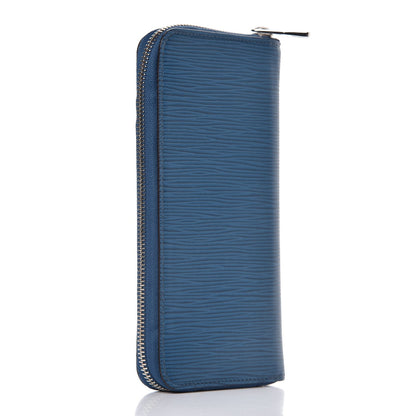 Louis Vuitton Epi Zippy Vertical Wallet Cyan 4 of 8