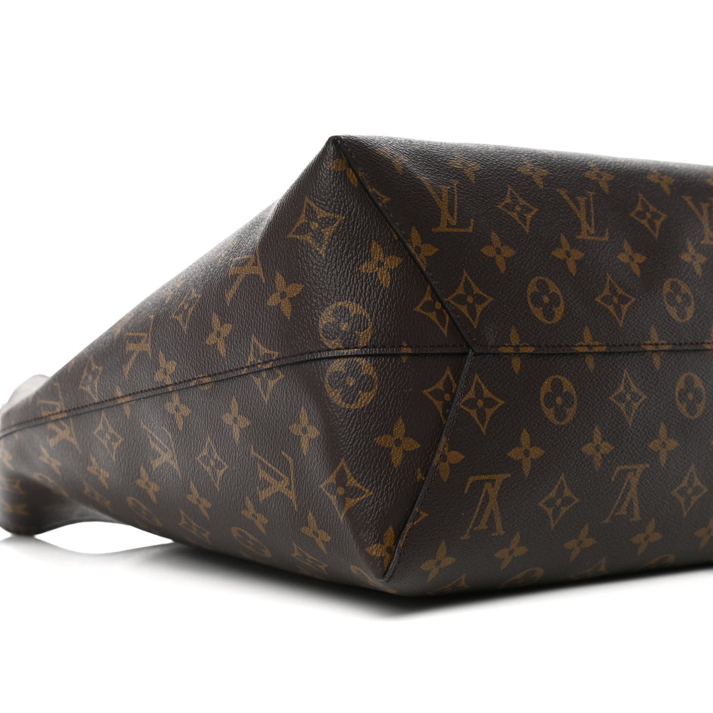 Monogram Flower Hobo Black