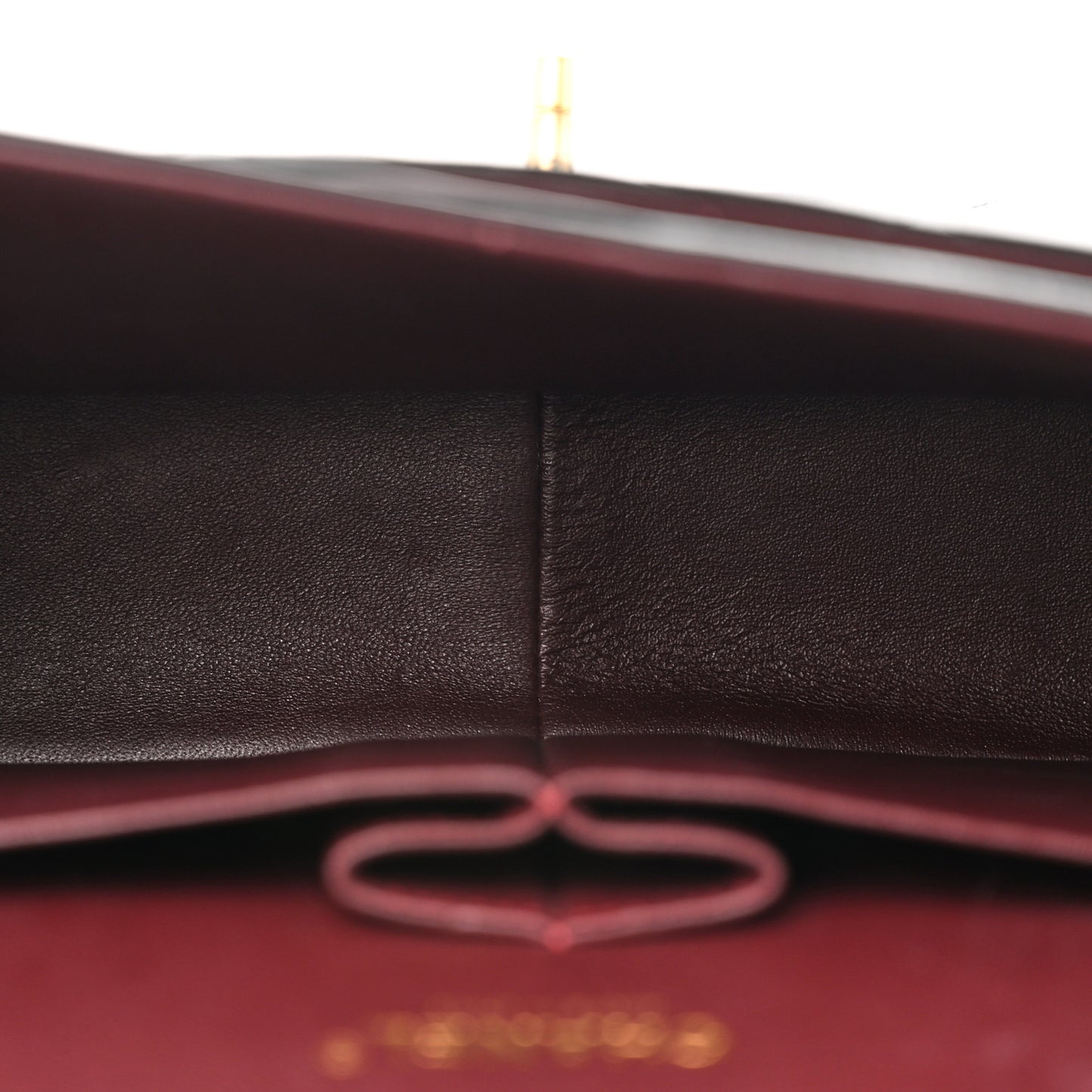 Lambskin Quilted Jumbo Double Flap Black