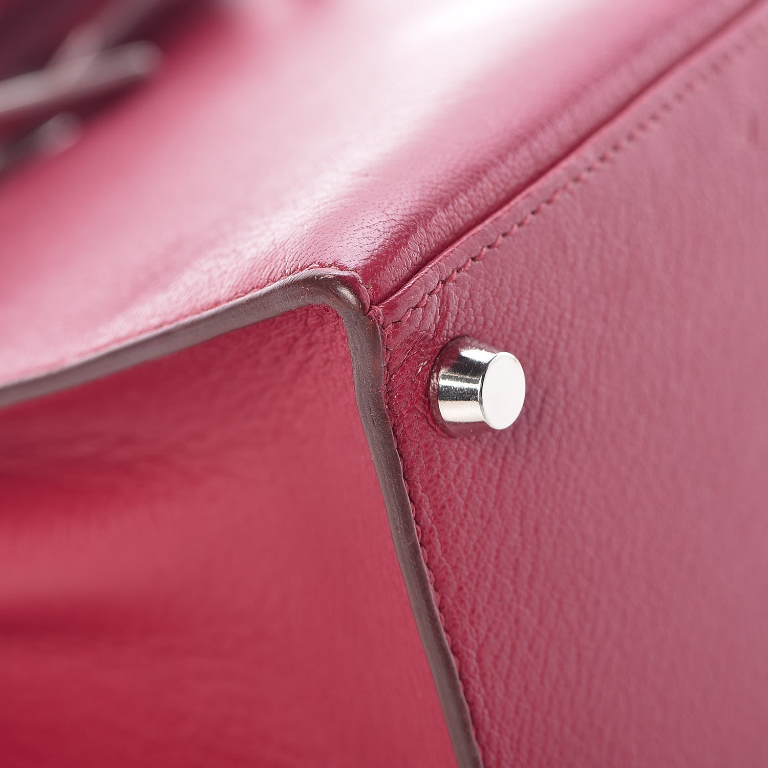 Hermes Chevre Kelly Sellier 25 Framboise 14 of 45