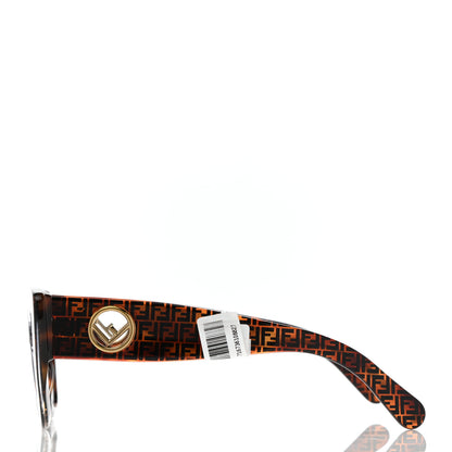 Fendi Acetate F is Fendi FF Cat Eye Sunglasses FF 0360/G/S Havana 3 of 6