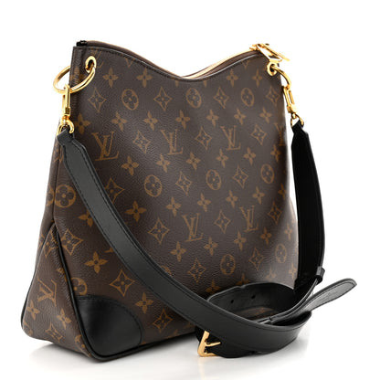 Louis Vuitton Monogram Odeon MM Black 3 of 13