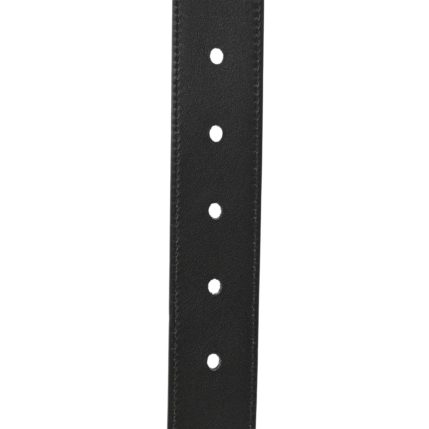 Grained Calfskin Monogram Cassandre Square Buckle Belt 100 40 Black