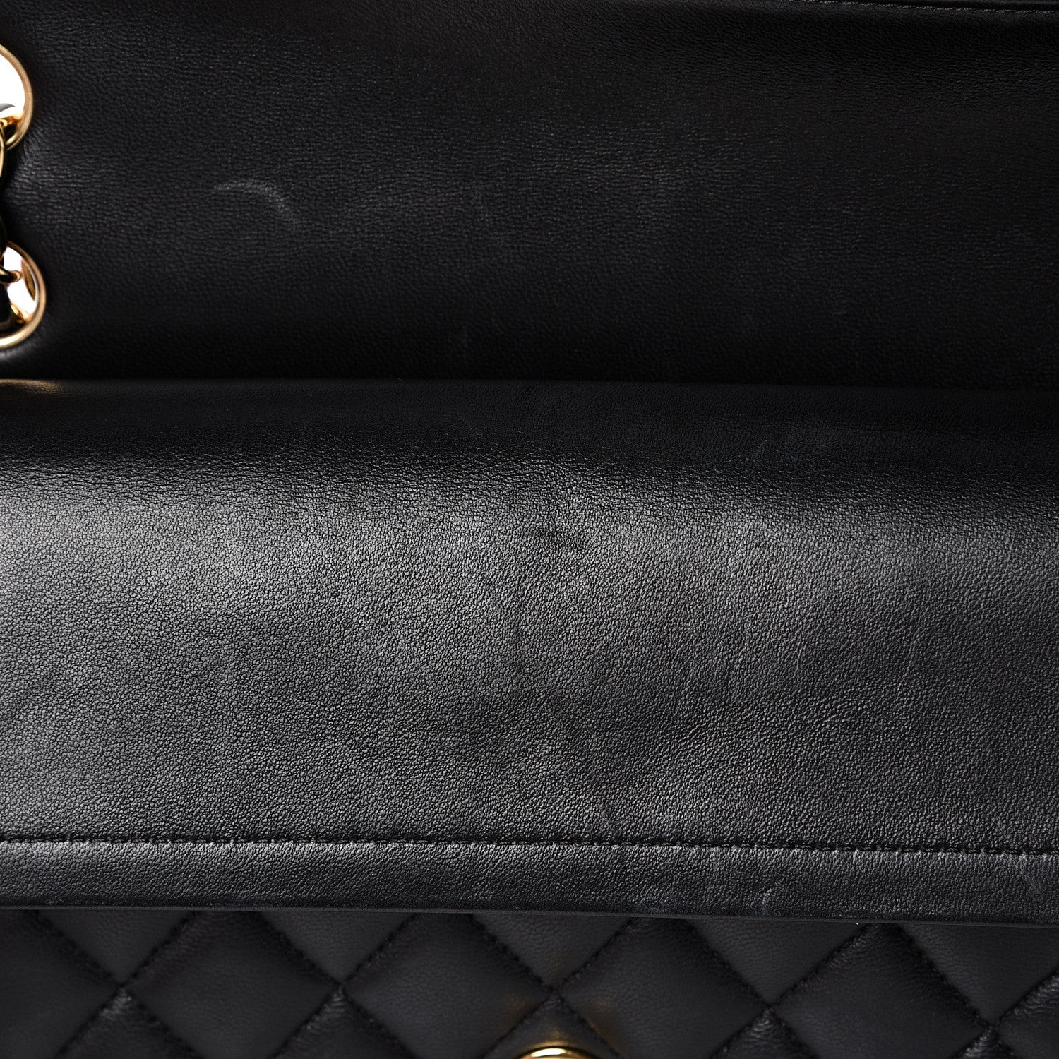 Chanel Lambskin Quilted Medium Double Flap Black 13 of 17