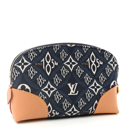 Louis Vuitton Jacquard Since 1854 Cosmetic Pouch PM Blue 3 of 8