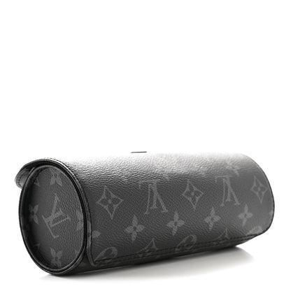 Louis Vuitton Monogram Eclipse 3 Watch Travel Case 3 of 8