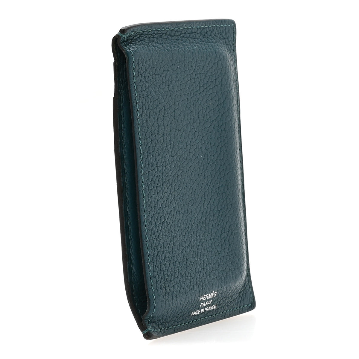 Hermes Togo Epsom Swift Mysore Rooroo 3CC Card Holder Vert Bosphore Amande Kraft Deep Bleu 3 of 8