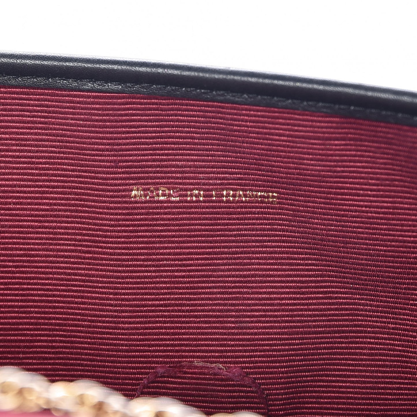 Lambskin Stitched Mini Evening Flap Black