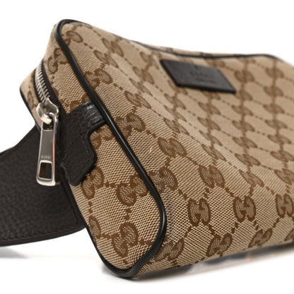 Gucci Monogram Belt Bag Dark Brown 9 of 10