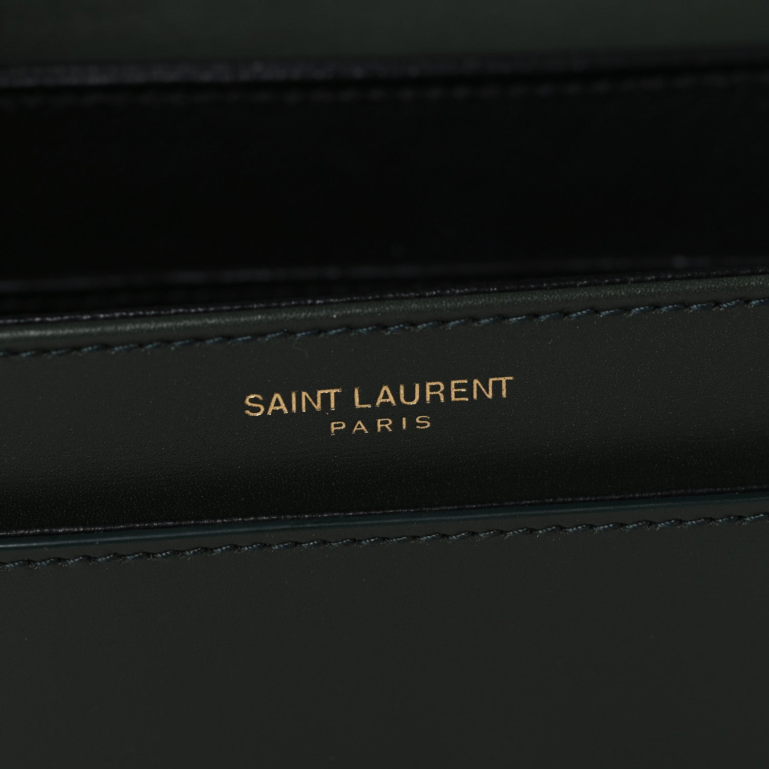 Saint Laurent Smooth Calfskin Small Solferino Satchel Green 6 of 8
