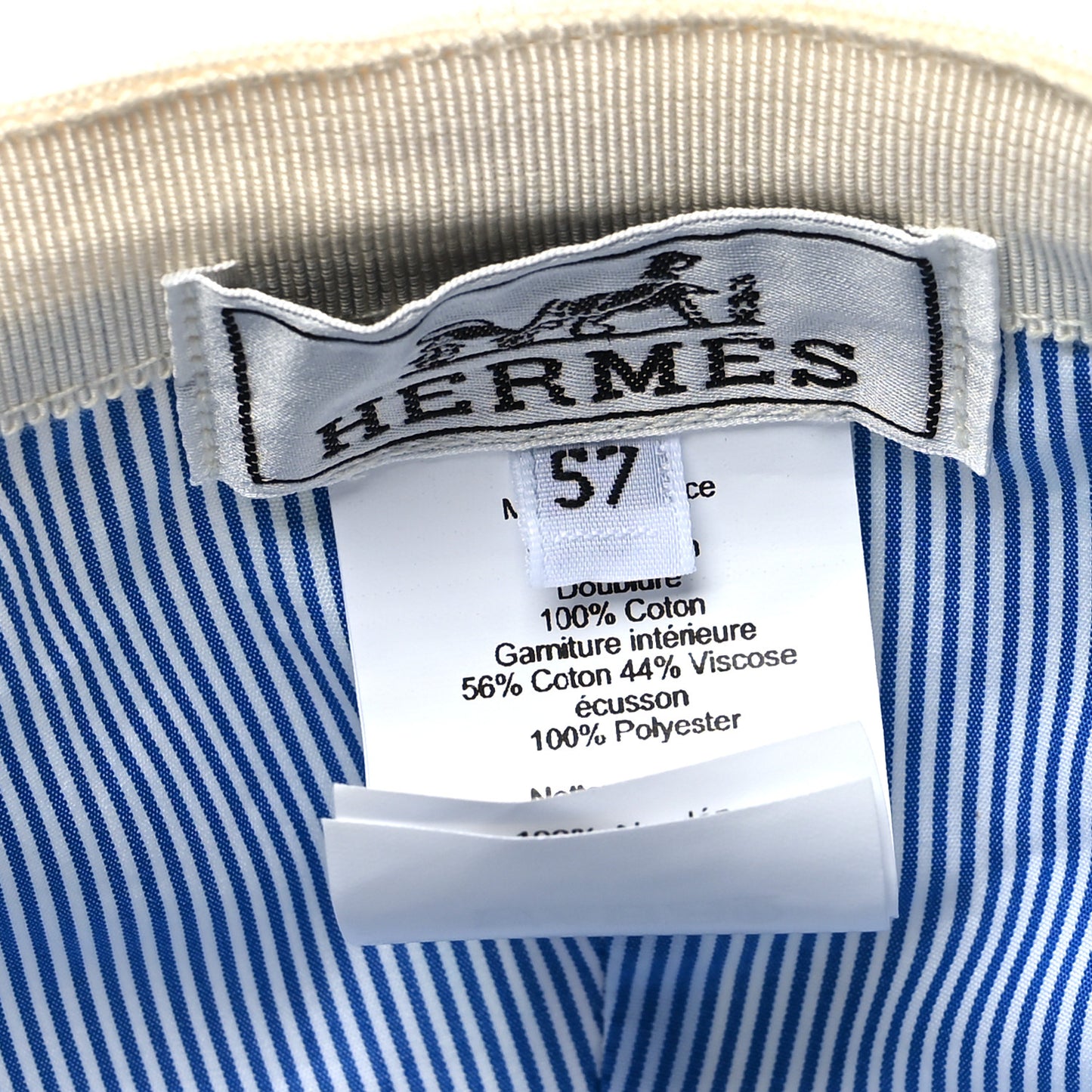 Cotton Tess Cap 57 Ecru