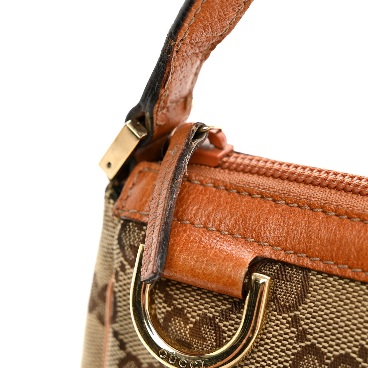 Gucci Monogram D Ring Cosmetic Case Light Brown 12 of 12