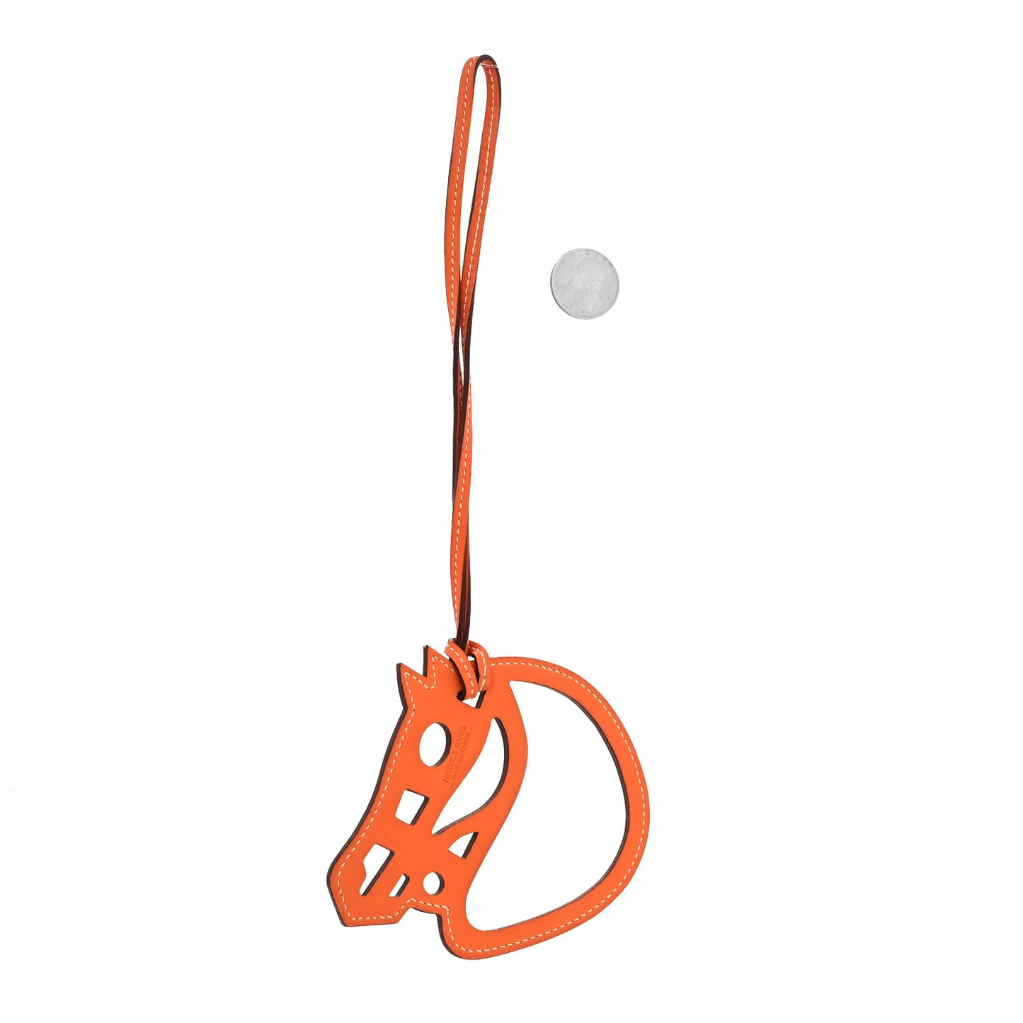 Swift Paddock Cheval Horse Bag Charm Orange