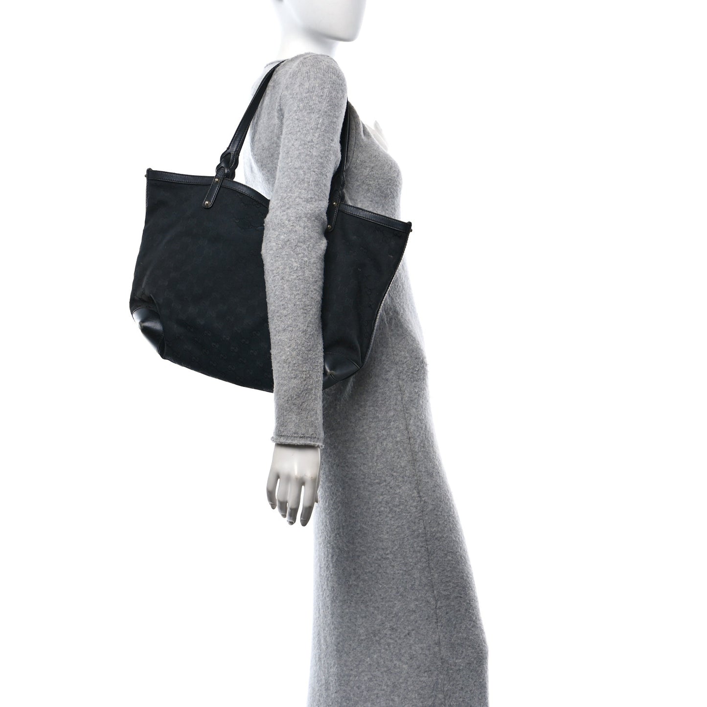 Monogram Medium Craft Tote Black