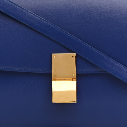 Celine Box Calfskin Medium Classic Box Flap Bag Indigo 8 of 14