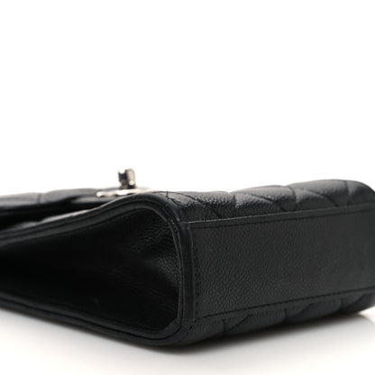 Chanel Caviar Quilted Classic Phone Holder Black 10 of 13