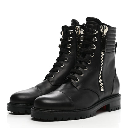 Christian Louboutin Calfskin Quilted En Hiver Boots 39.5 Black 3 of 10