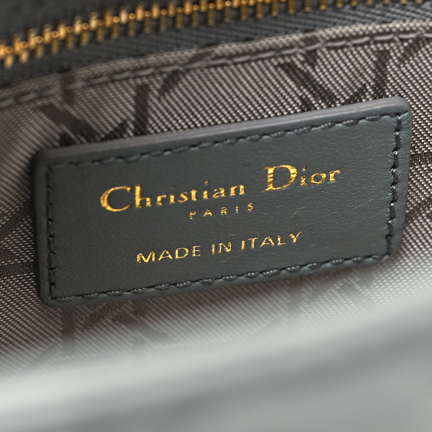 Christian Dior Lambskin Cannage Small My ABCDior Lady Dior Grey 5 of 9