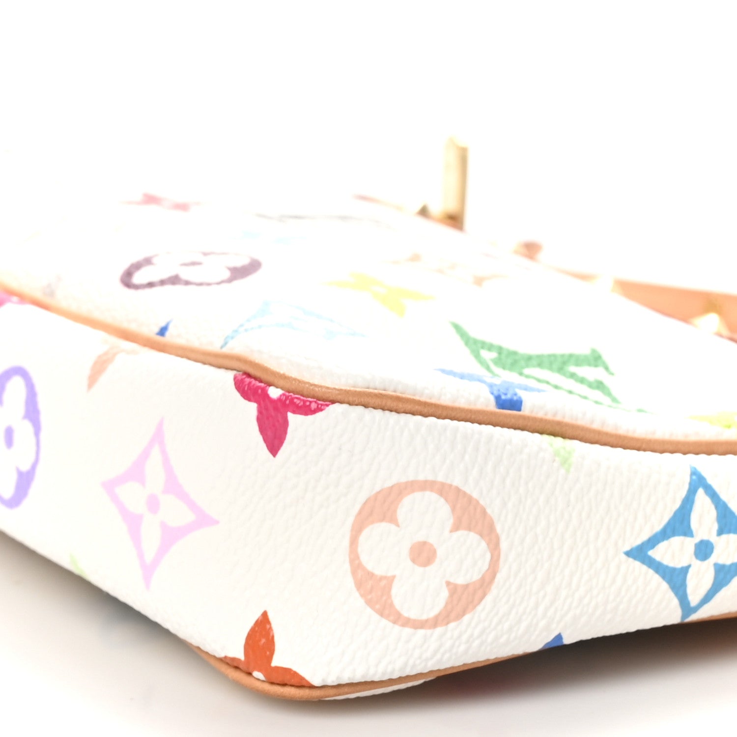Louis Vuitton Monogram Multicolor Pochette Accessories White 10 of 11