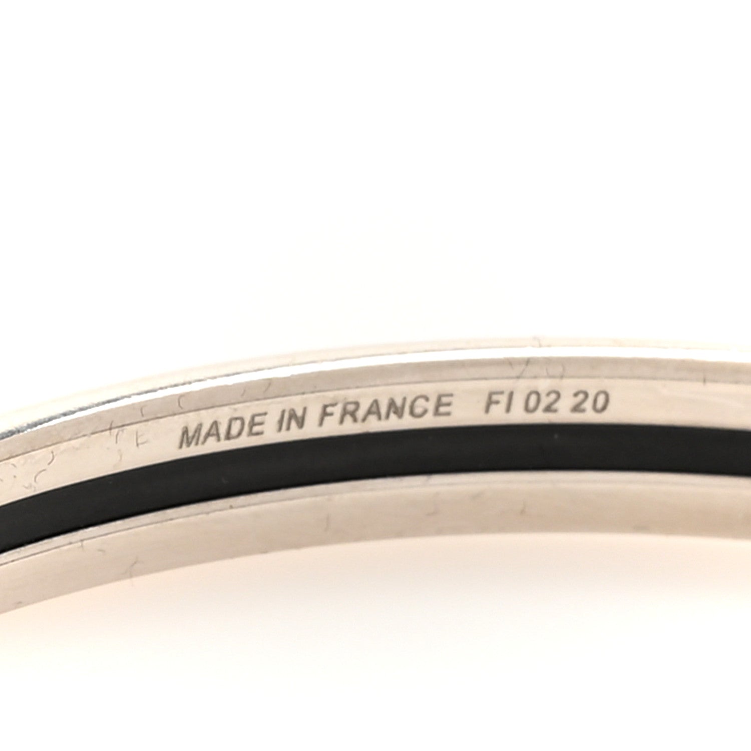 Hermes Enamel Extra Narrow Uni Bracelet 70  Rose Velours 5 of 5