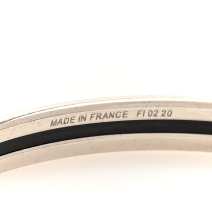 Hermes Enamel Extra Narrow Uni Bracelet 70  Rose Velours 5 of 5