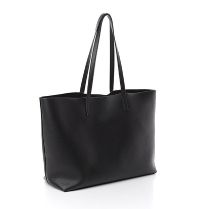 Saint Laurent Calfskin Large Shopping Tote Black 2 of 7