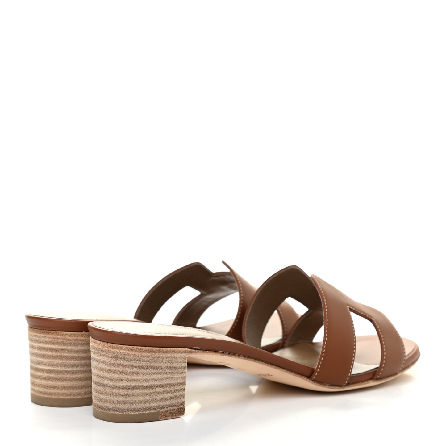 Calfskin Oasis Sandals 37.5 Gold