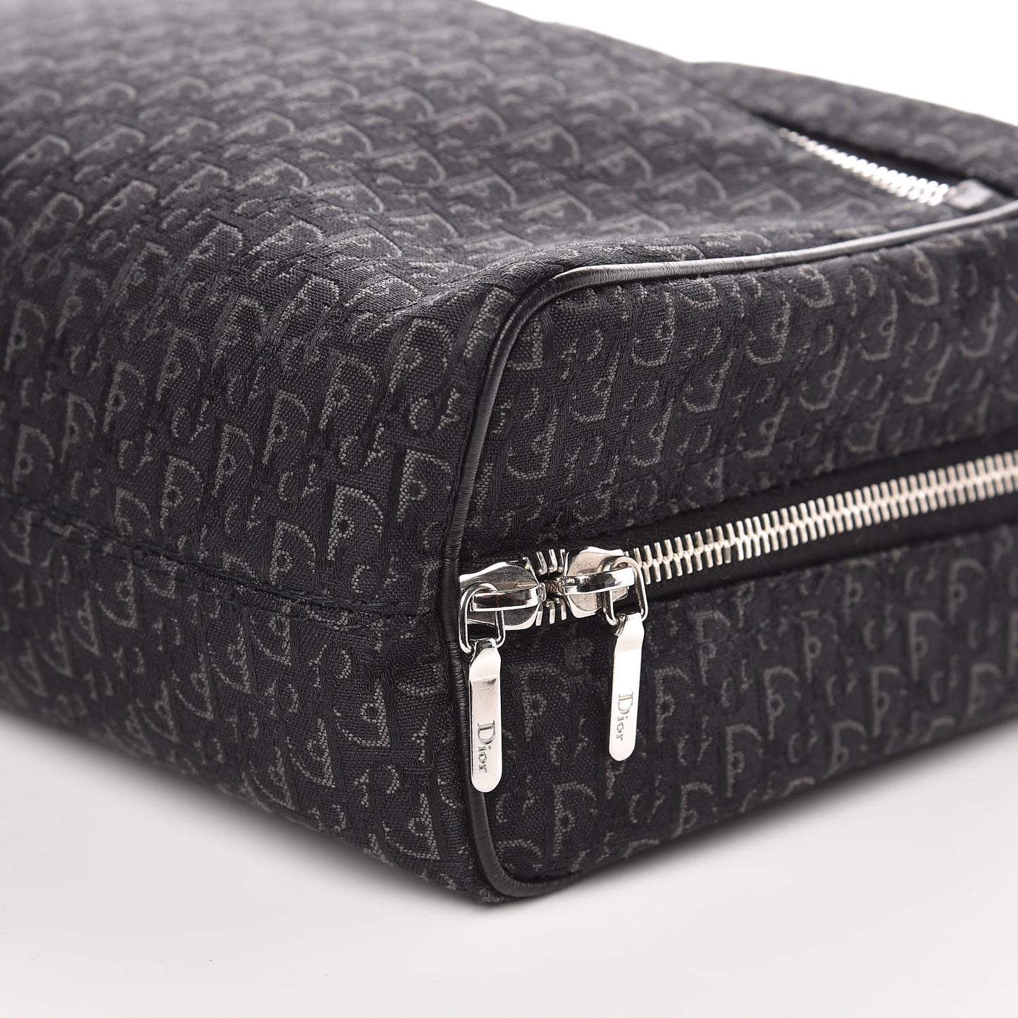 Monogram Canvas Travel Pouch Navy Blue