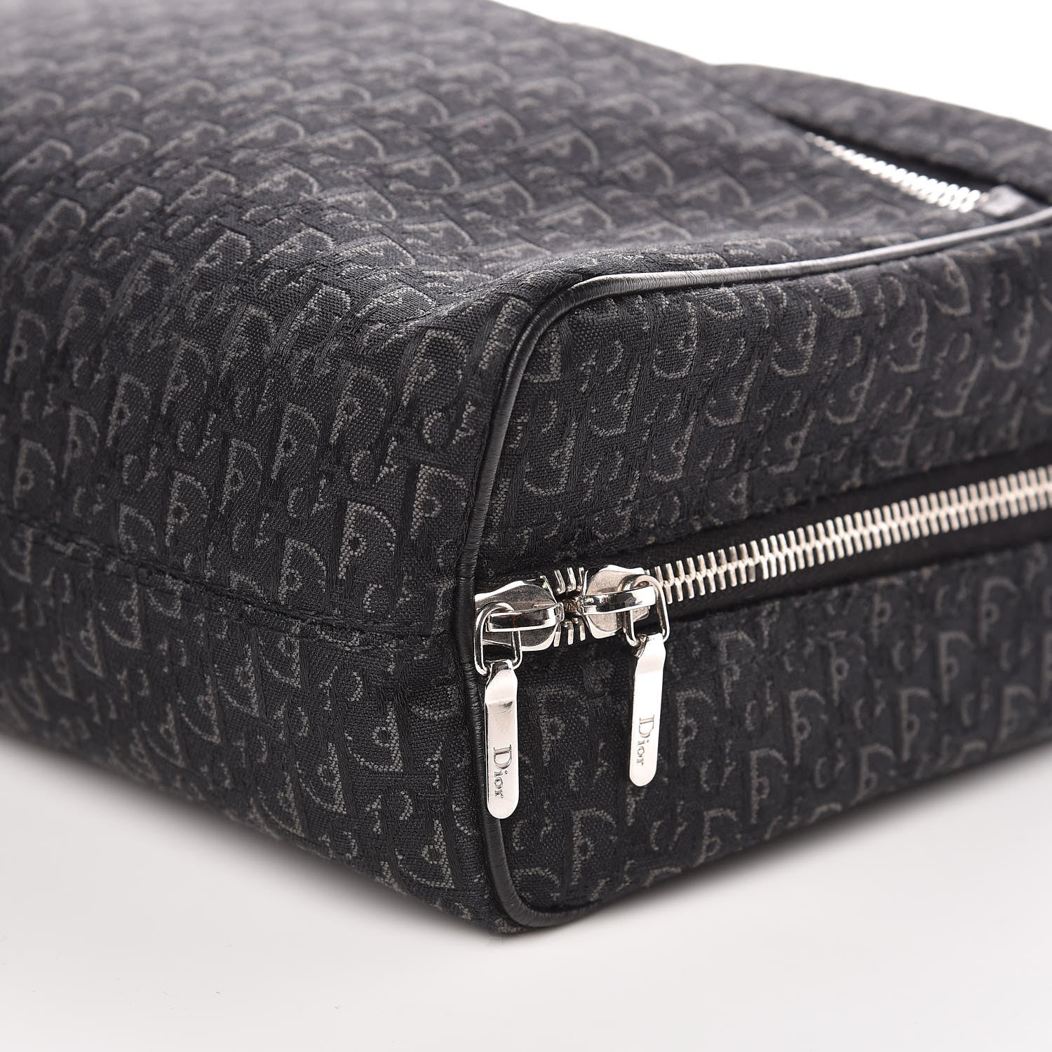 Christian Dior Monogram Canvas Travel Pouch Navy Blue 9 of 11
