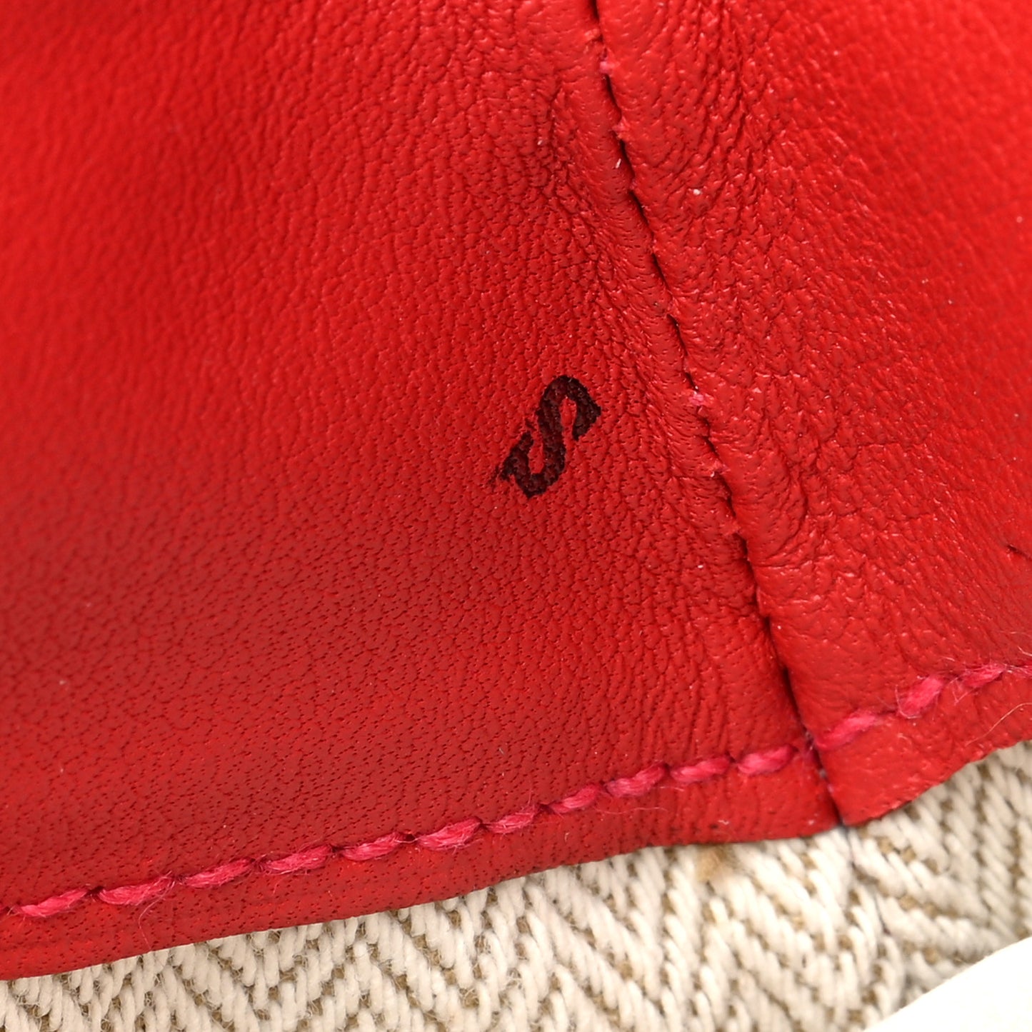 Lambskin Swift Tohubohu Pouch MM Rose Sakura Vermillion