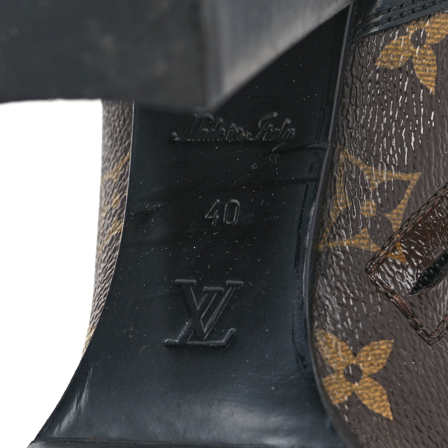 Louis Vuitton Patent Calfskin Monogram Star Trail Ankle Boots 40 Black 6 of 7
