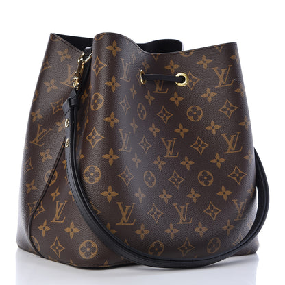 Louis Vuitton Monogram Neonoe MM Black 3 of 9