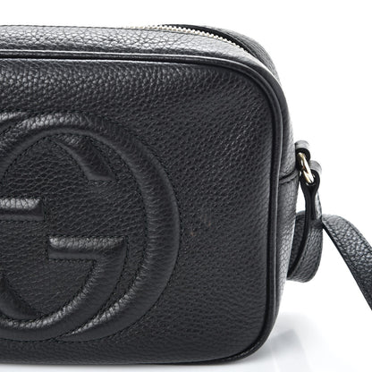 Gucci Pebbled Calfskin Small Soho Disco Bag Black 8 of 10