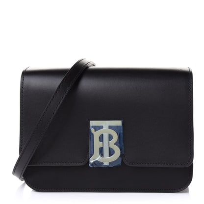 Burberry Calfskin Small TB Bag Black 1 of 9