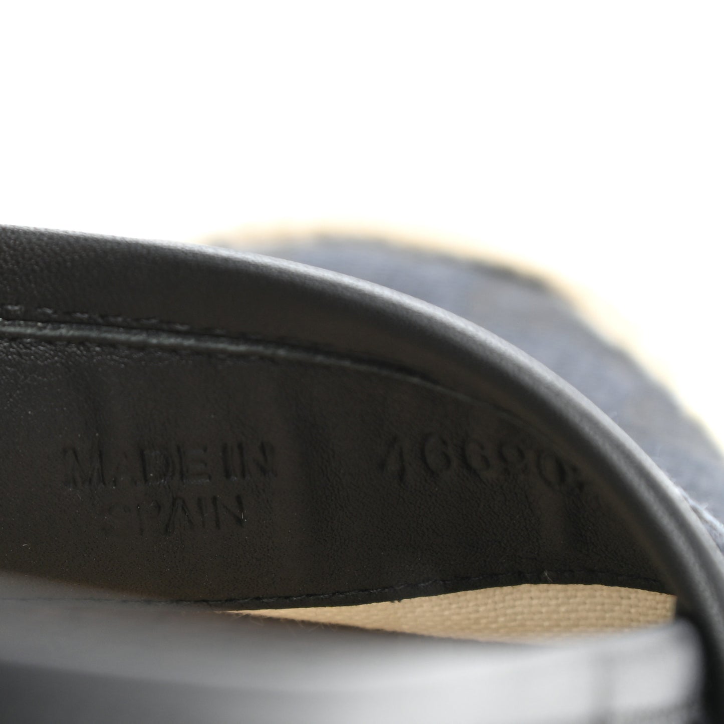 Monogram Espadrilles 38 Black