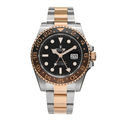 Rolex Stainless Steel 18K Everose Gold 40mm GMT-Master II Root Beer Watch 126711CHNR 1 of 5