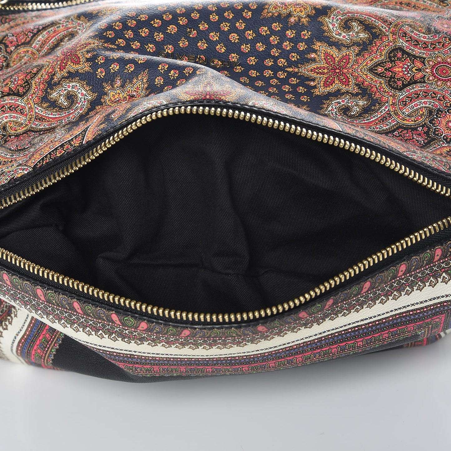 Lambskin Paisley Print Medium Pandora Brown Multicolor