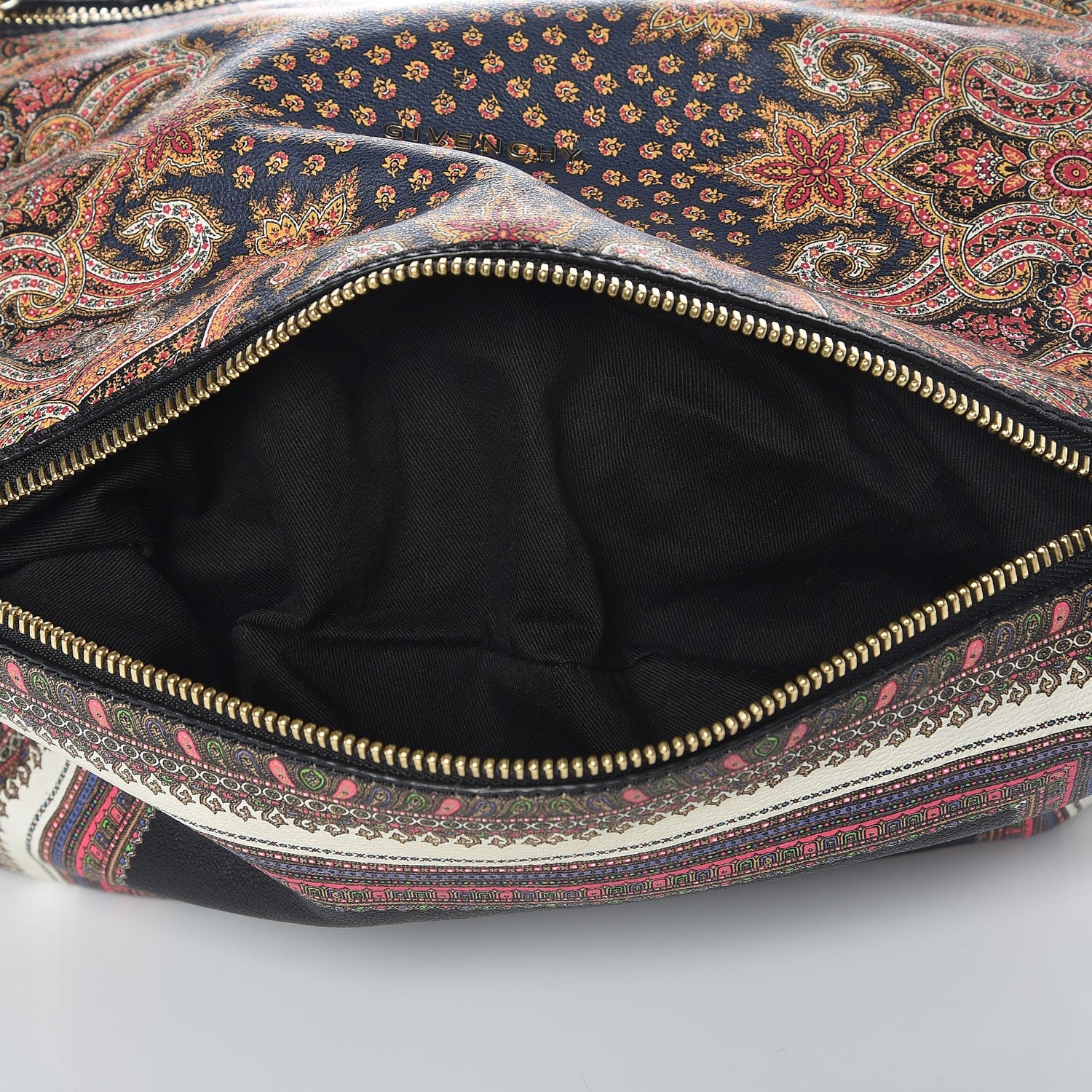 Givenchy Lambskin Paisley Print Medium Pandora Brown Multicolor 7 of 17
