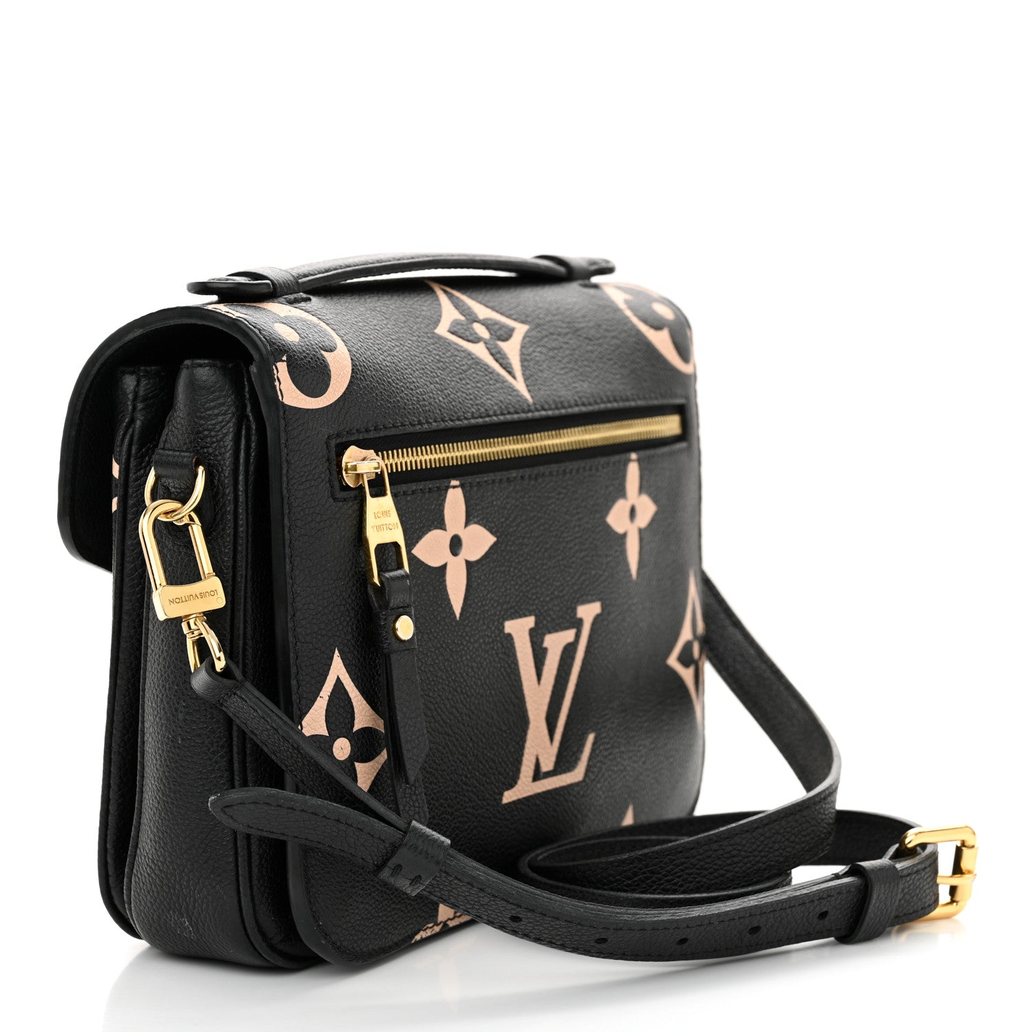 Louis Vuitton Empreinte Monogram Giant Pochette Metis Black Beige 3 of 11