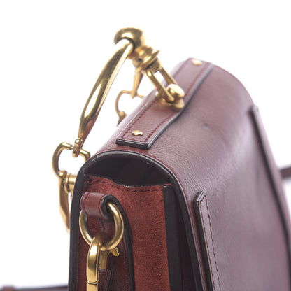 Chloe Calfskin Small Nile Bracelet Bag Sienna Red 11 of 13